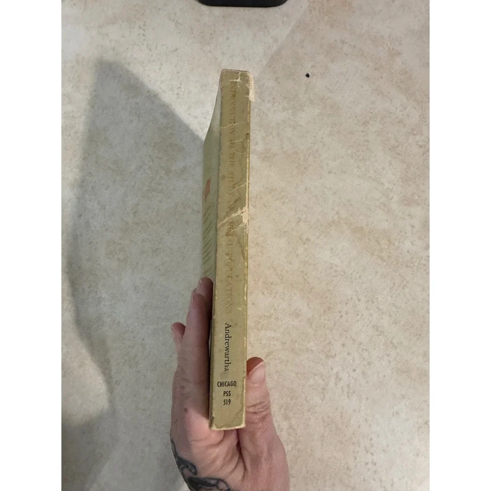 Introduction to the Study of Animal‎ Populations H.G. Andrewartha 1965 Vintage